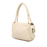 Quilted Calfskin Expandable Zip Yacht Flap